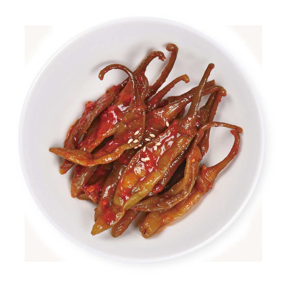 [Master Jun] Seasoned red pepper kimchi | K-Food, Salted food, Sea food, Korea food, Salted fish, Korea sauce