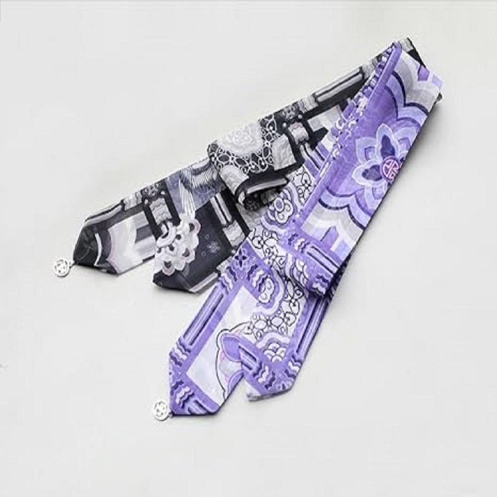 LEESLE Korean Traditional Hanbok HairBand Daenggi Scarf Hair Ribbon Accessroy(47.24in x 2.36in) (VER | Joyful Hanbok Fusion, Tradition-Inspired Fashion, Longevity in Style, Innovative Cultural Expression, Timeless Novelty, Distinctive Dancheong Pattern, Luxurious Logo Charm, Harmonious Heritage, Cultural Journey, Contemporary Sophistication